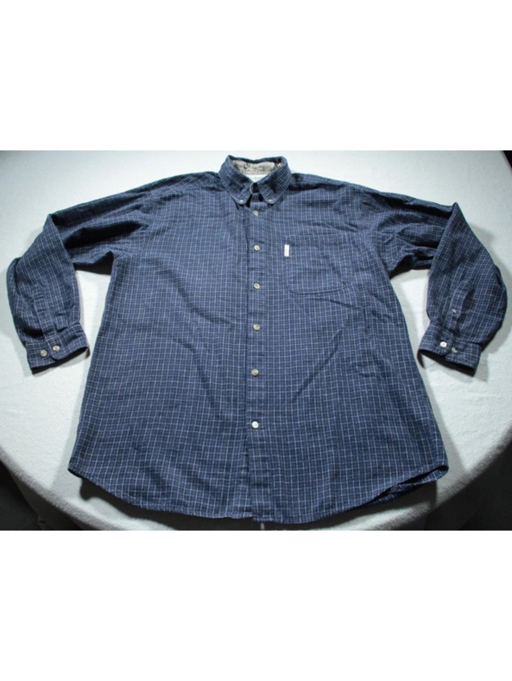 Men's Columbia Sportswear Button Down Long Sleeve Shirt L Blue